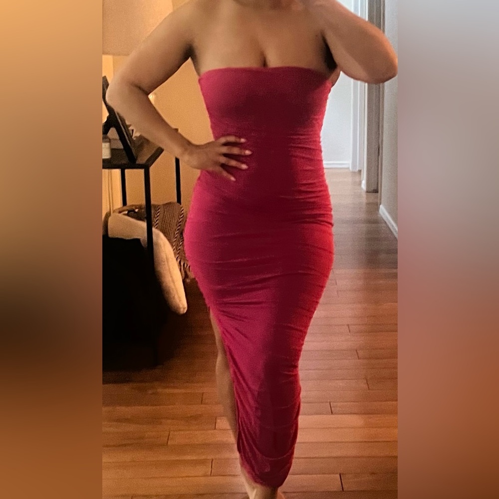 HOT PINK DRESS